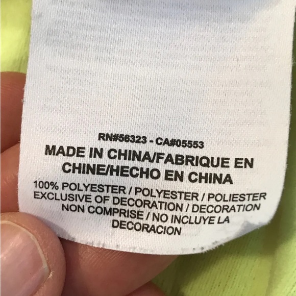 Nike neon YELLOW zip jacket womens XL gray black Polyester workout athletic COAT - Picture 10 of 13